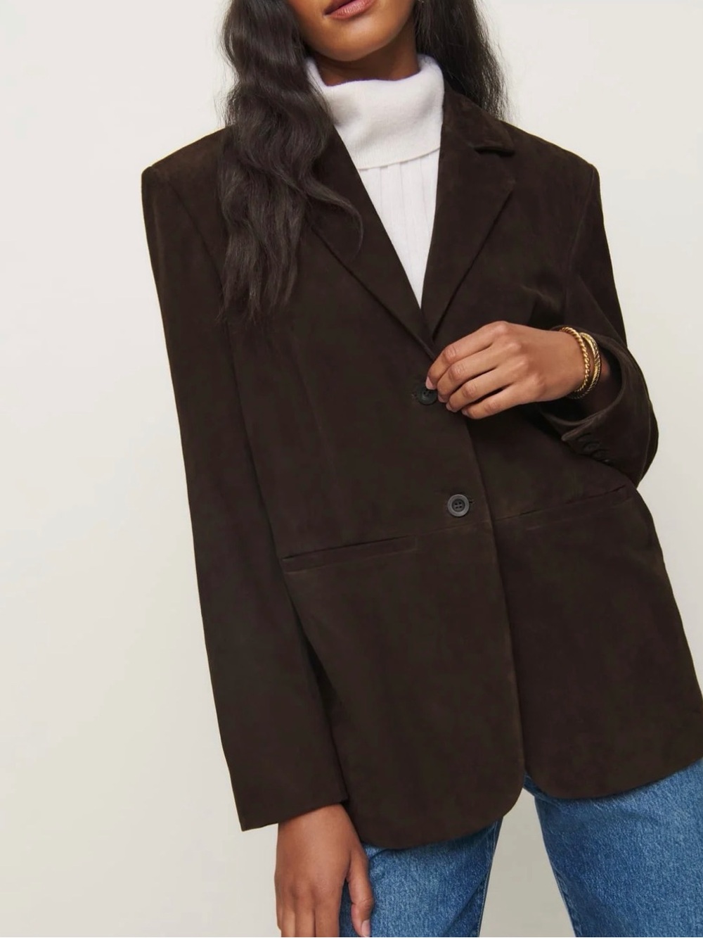 Veda Leon Oversized Suede Blazer
Molé Suede